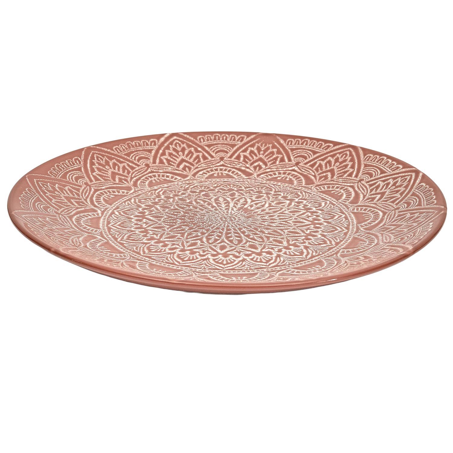 ASSIETTE SAHARA TERRACOTTA D.27CM