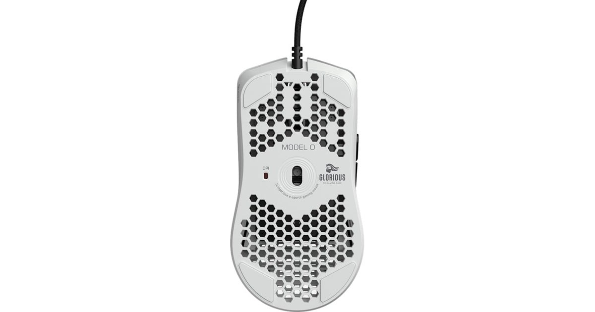 GloriousModel O gaming muis  (Wit, 12.000 dpi, RGB leds)