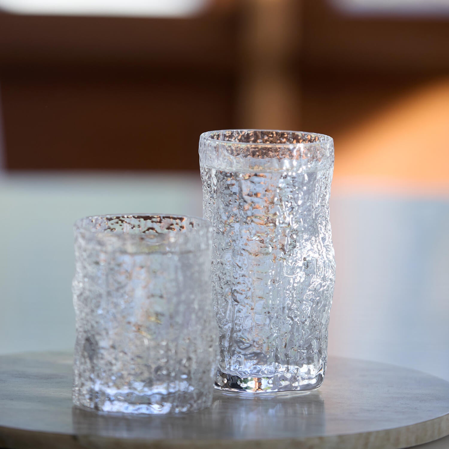 Bahne Interior  Tumbler Organic Shape vandglas, høj - Clear