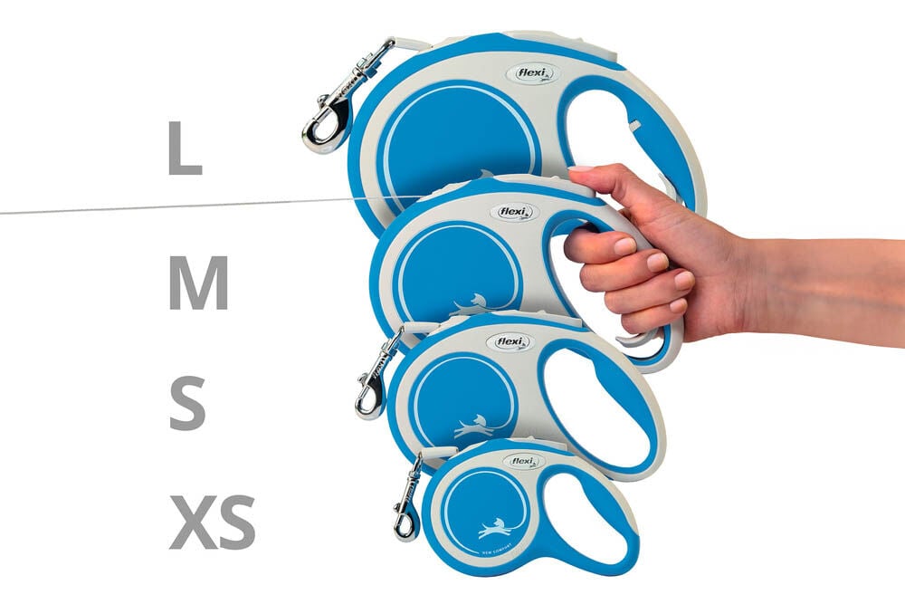 Flexi Rollijn - Hondenriem New comfort Tape - Hondenriem - blauw - L - 800 cm - 800 cm