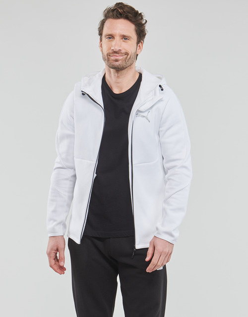 Puma - EVOSTRIPE FULL ZIP HOODIE - Blanc