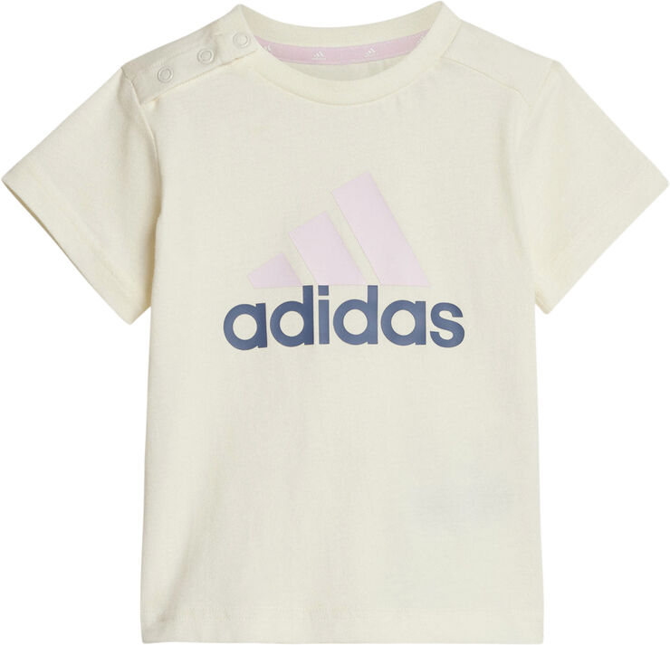 adidas Essentials Organic Bomuld Sæt Short   T-shirt Gul