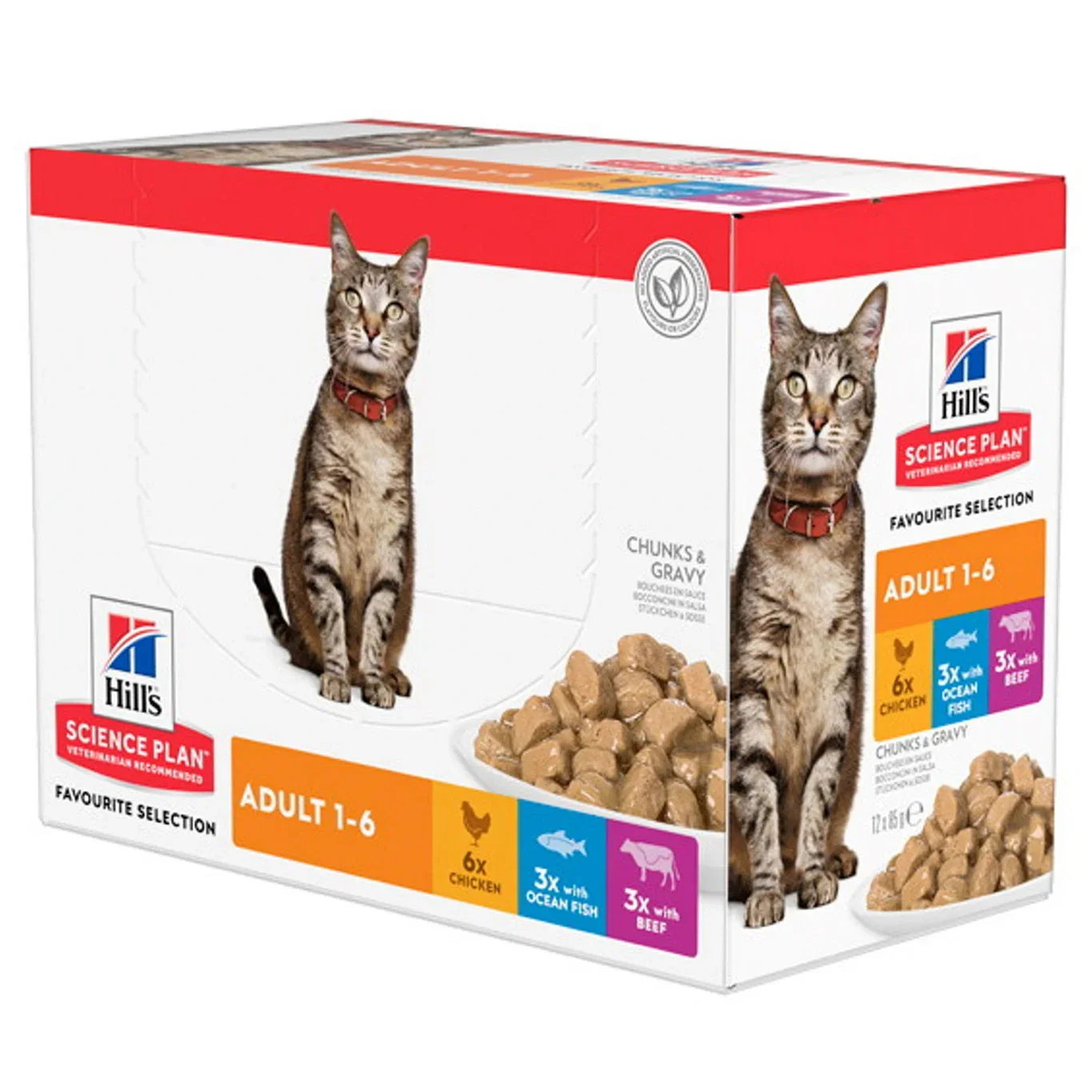 Hills HILL'S Feline Adult Favourite selection 12x85 g