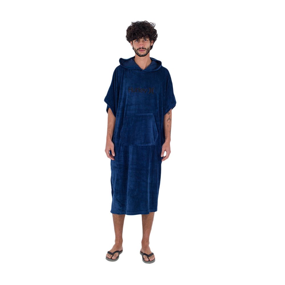 Hurley ONE AND ONLY - Poncho poseidon blue