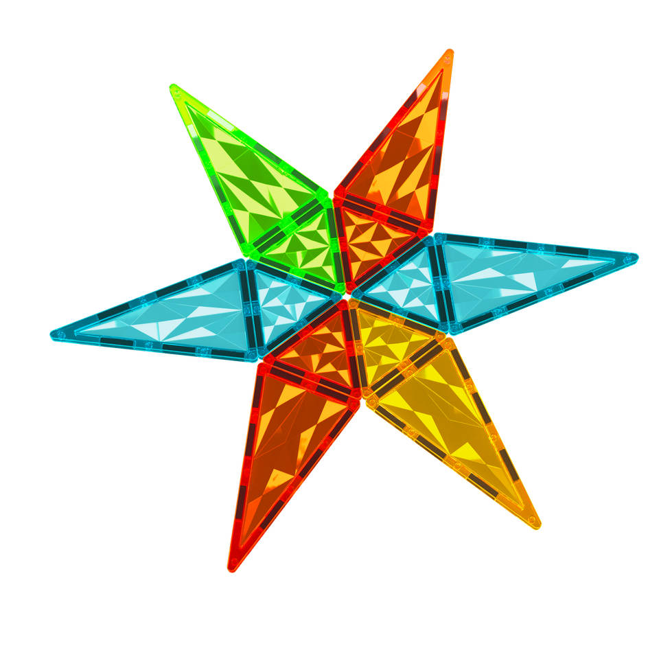 Geomag magnetische tegels edelstenen set 44-delig