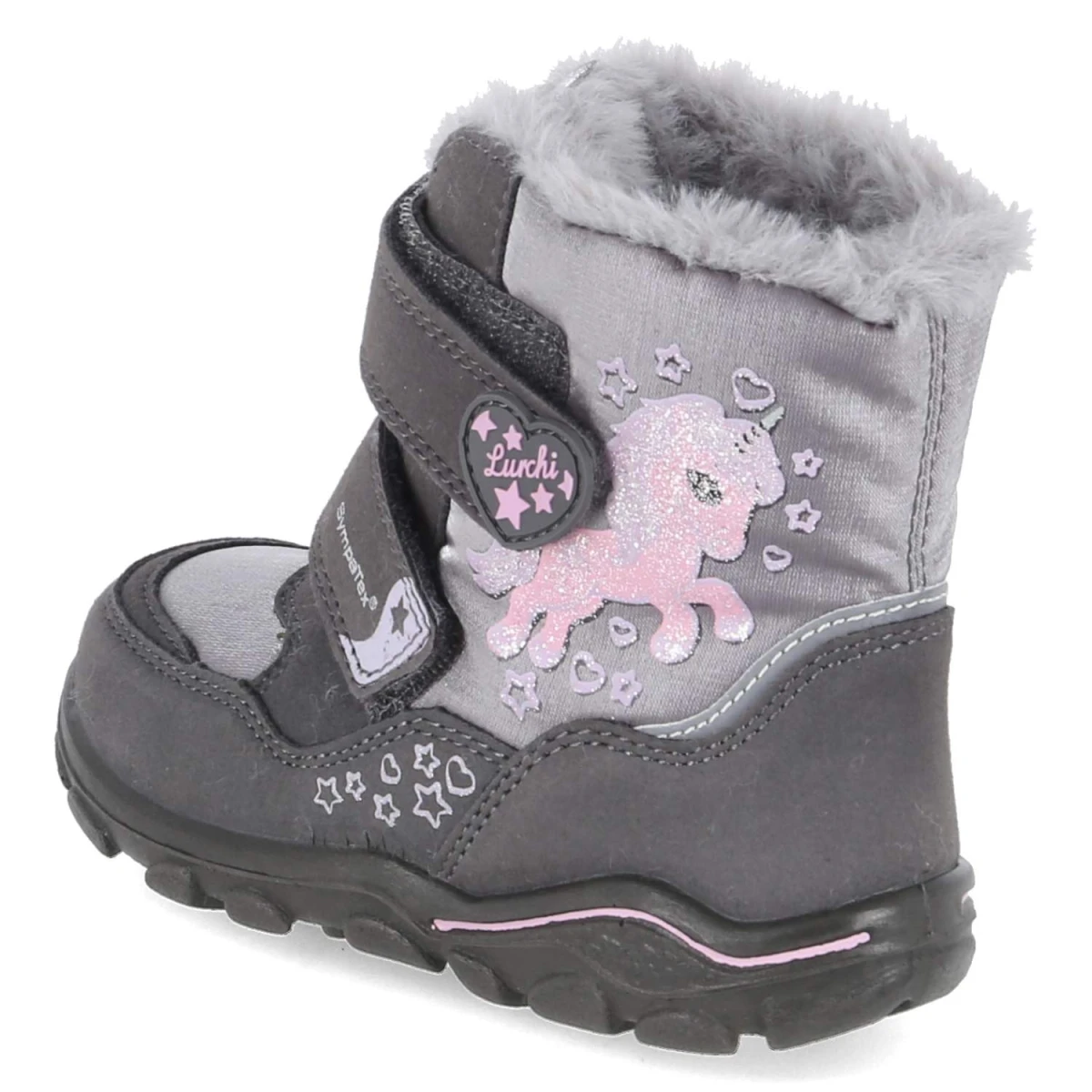 LurchiSnowboots KOSY SYMPATEX - grey-rose