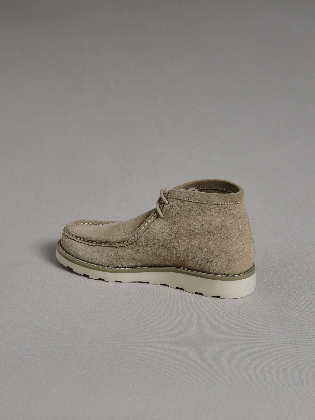 Derby Garçon en cuir velours