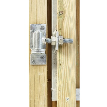 Tuinpoort voor houtbetonschutting grenen linksdraaiend breedte ca. 110 cm