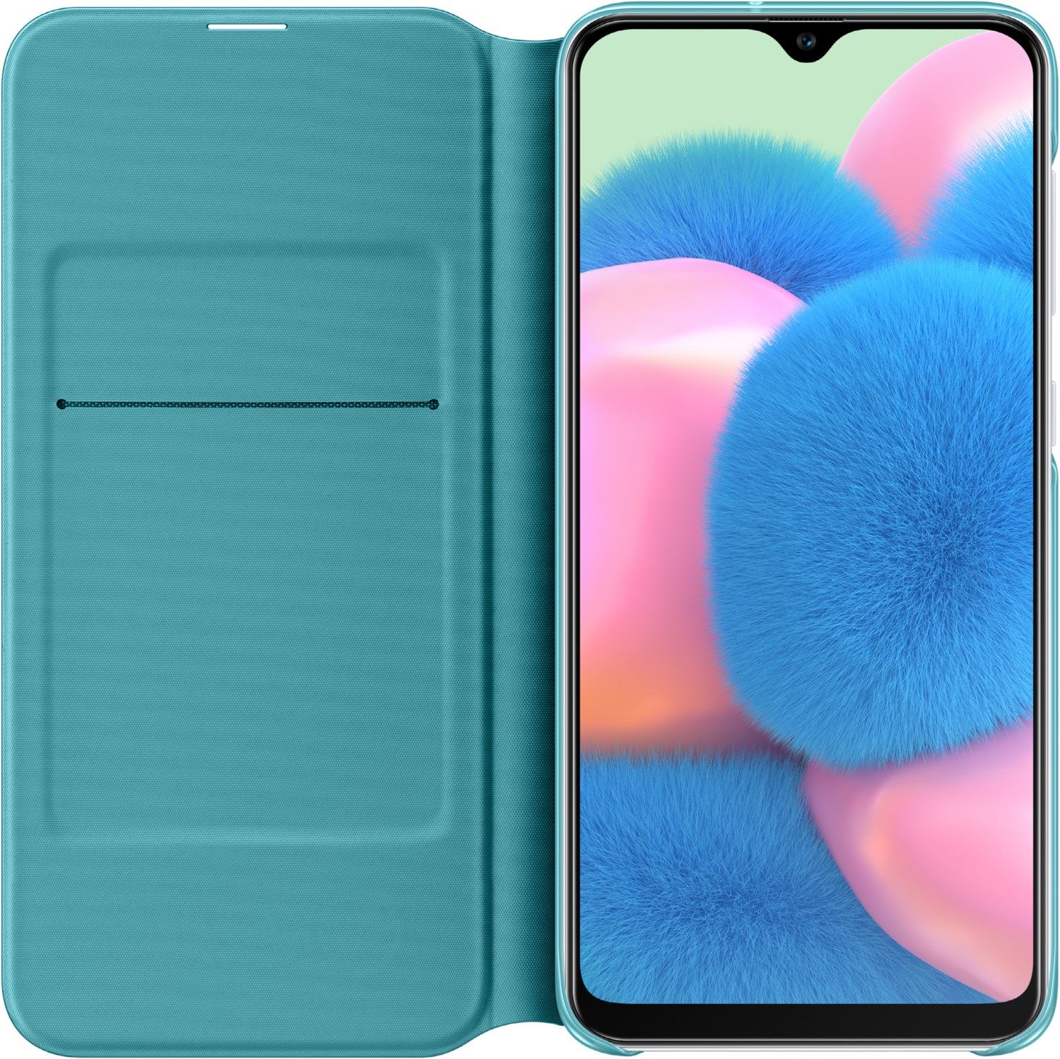 Original Samsung EF-WA307PWE Wallet Cover für Samsung Galaxy A30s White