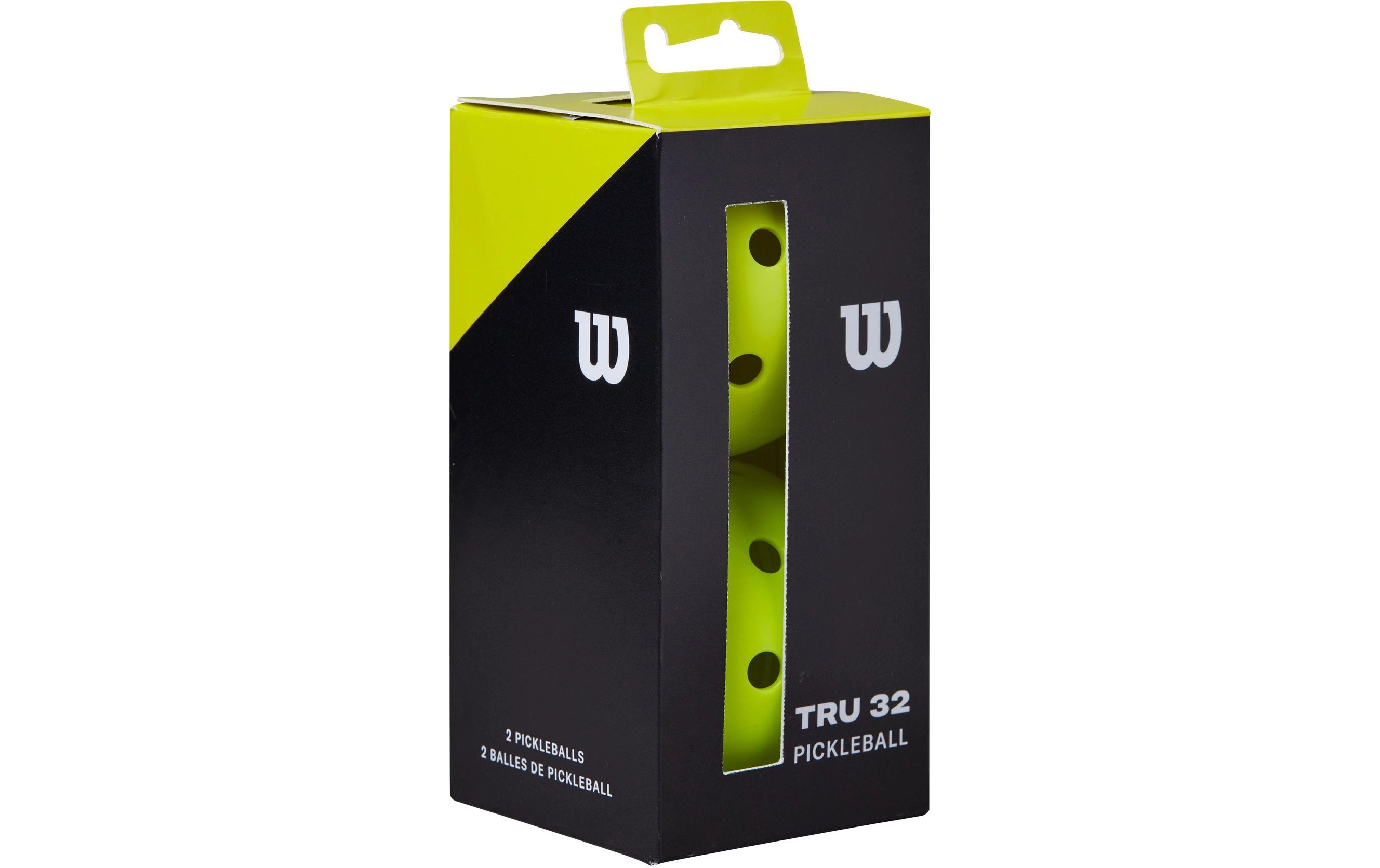 Pickleball Bälle Tru 32 2er-Pack, GelbSpritzgegossener Pickleball