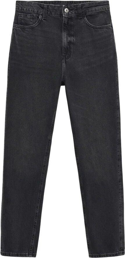 MANGO Mom2000 high-rise jeans Open grey