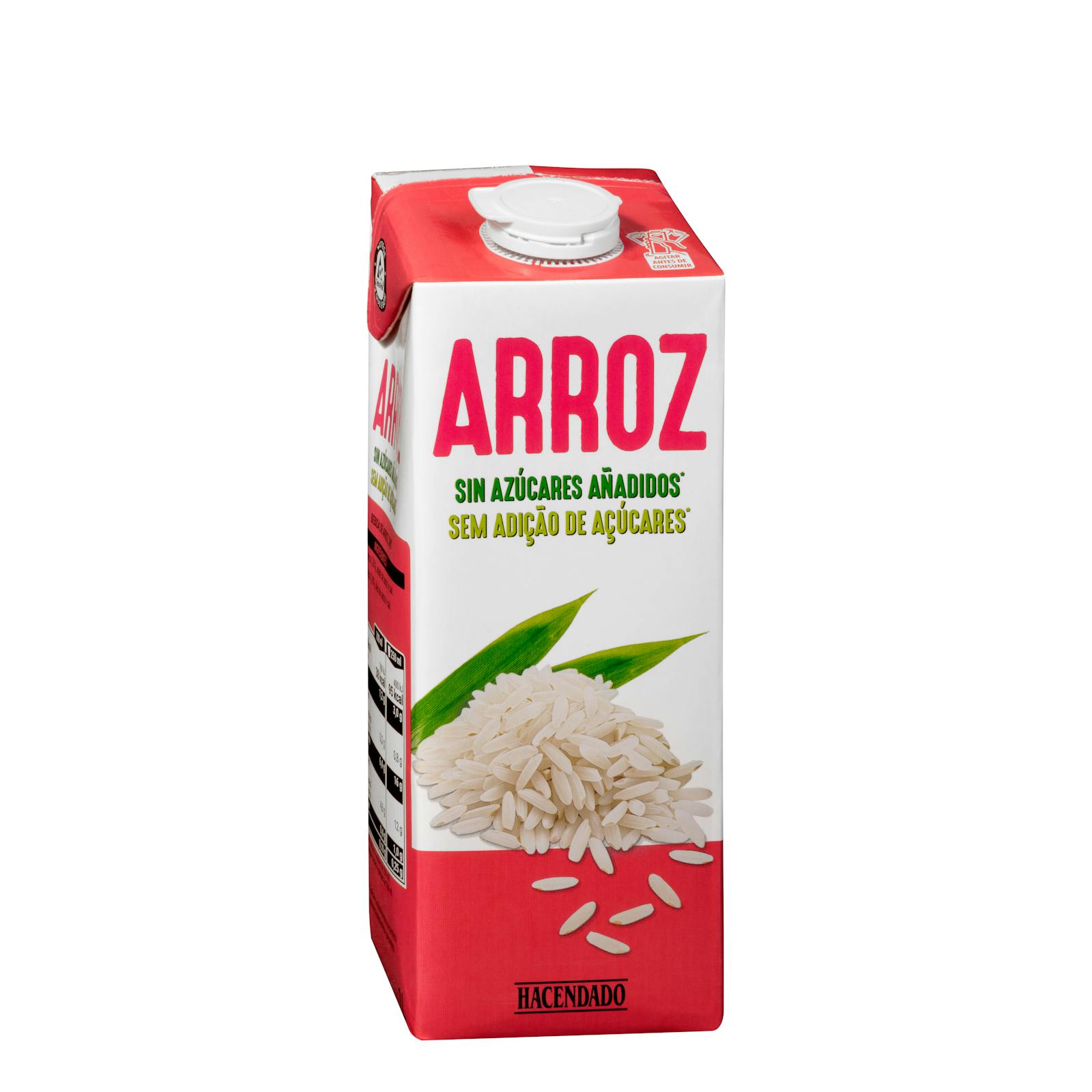 Boisson au riz sans sucre Hacendado
