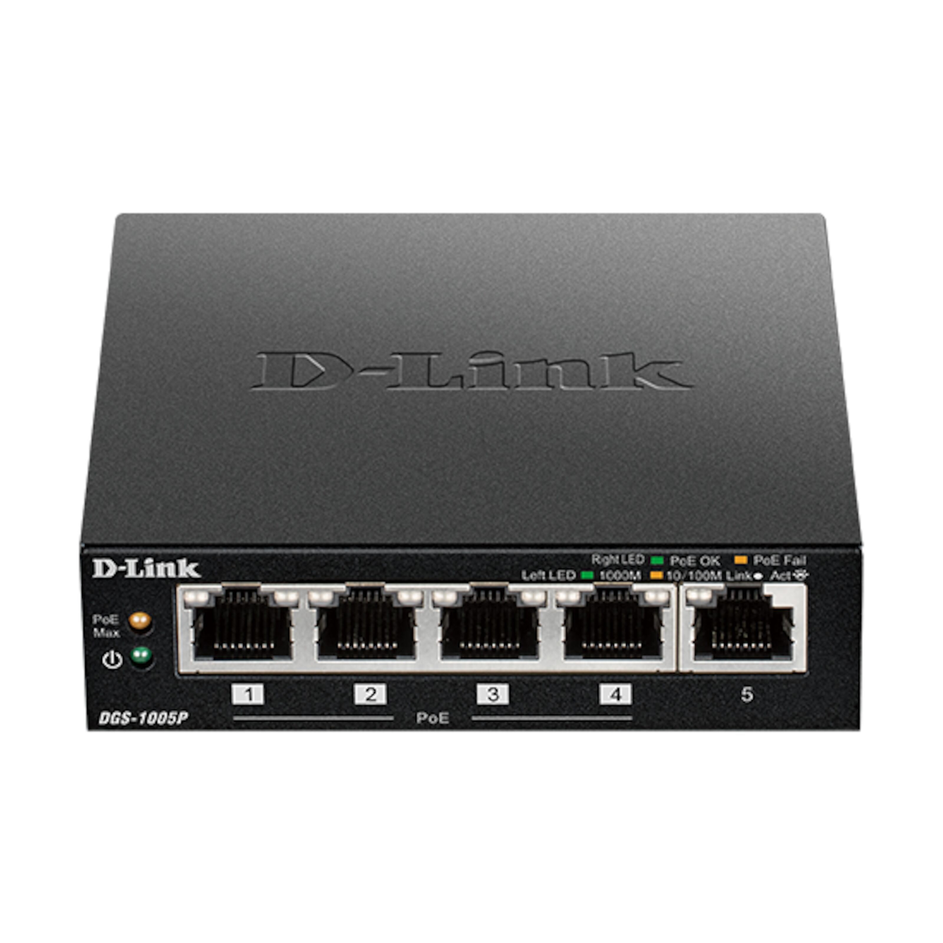 D-Link DGS-1005 POE+-gigabitswitch 5 porter