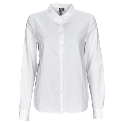 Pieces - PCIRENA LS OXFORD SHIRT - Blanc