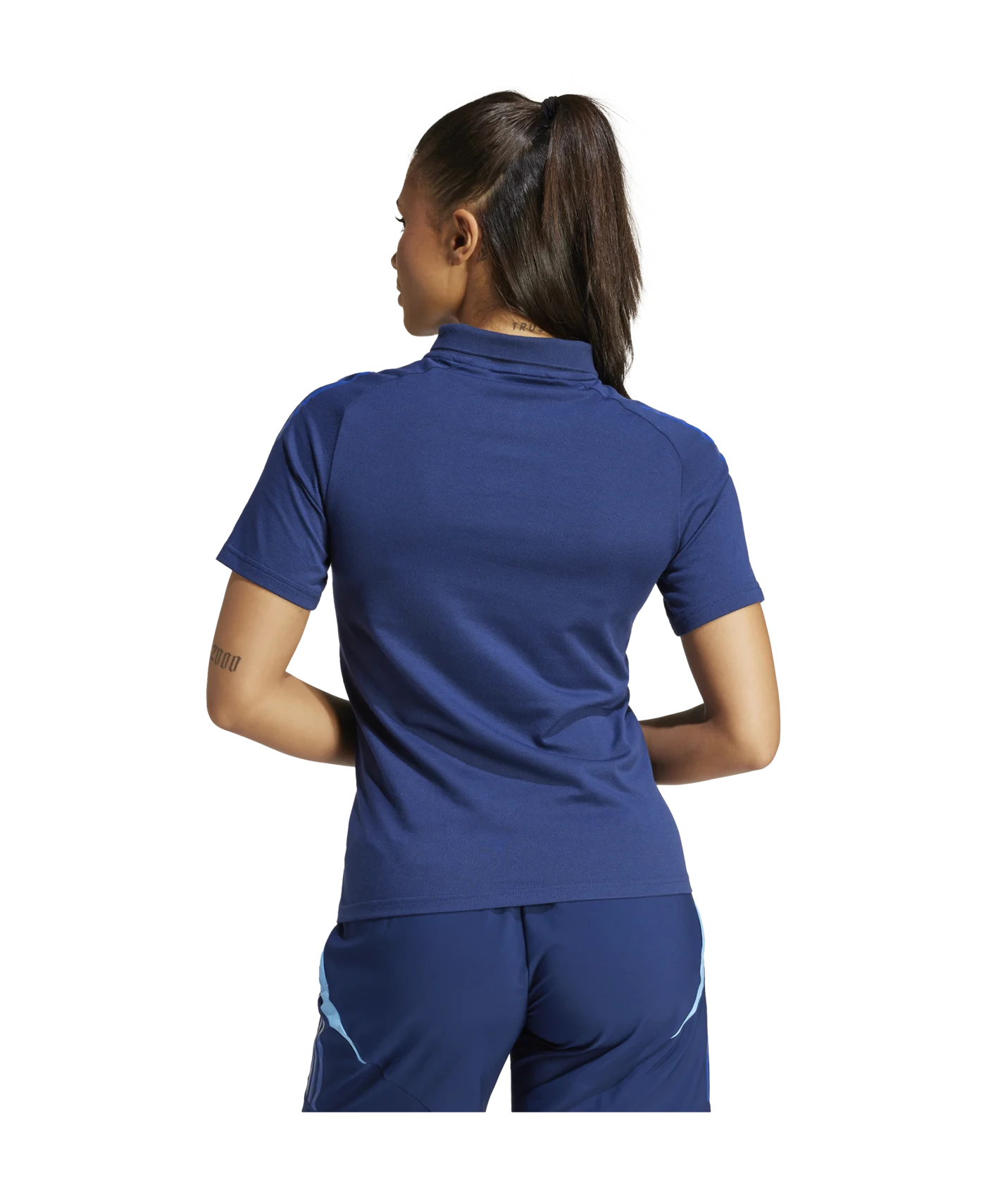 adidas Tiro 24 Competition Poloshirt Damen Blau