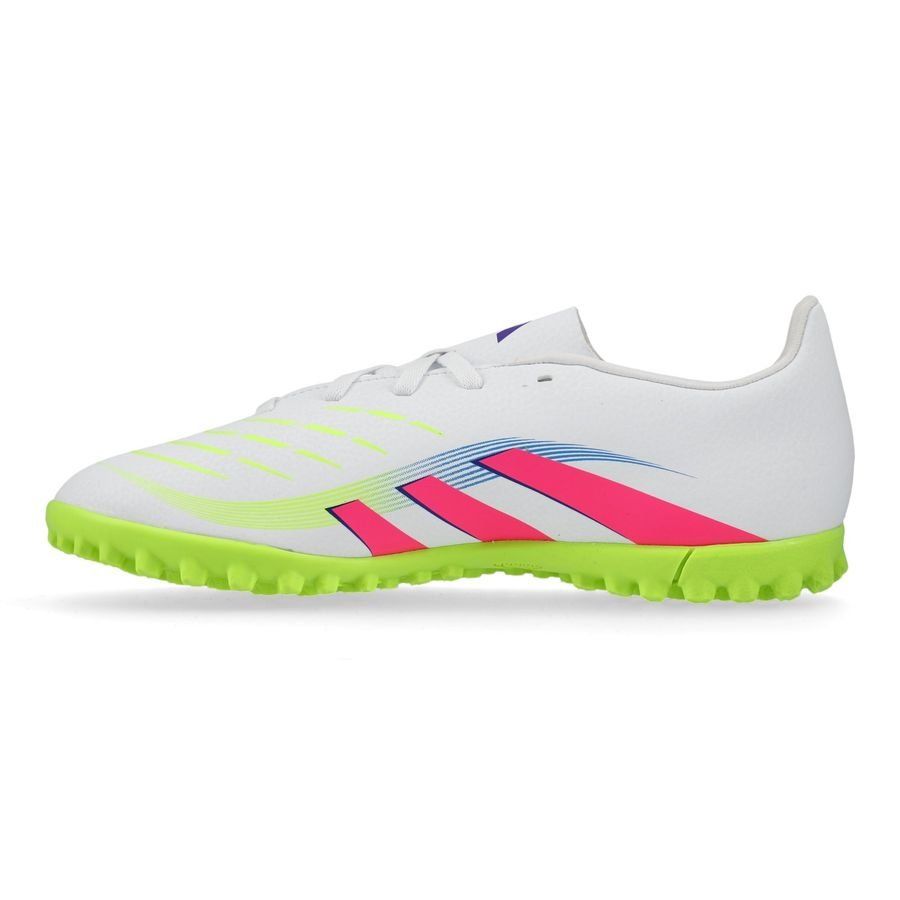 adidas Predator Club TF Celestial Victory - Blanc/Lucid Pink/Lucid Lemon Enfant