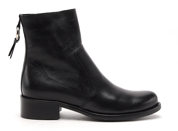 Myma boots bottine plates femme 6902my noir