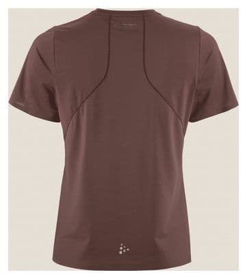 Maillot manches courtes Craft Pro Trail Rouge Femme
