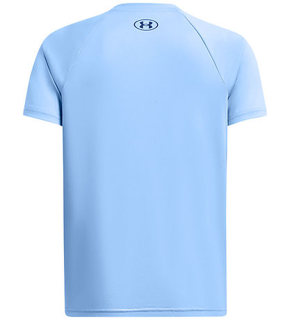 Under Armour T-shirt - Tech Big Logo - Horizon Blue/M?rkebl?