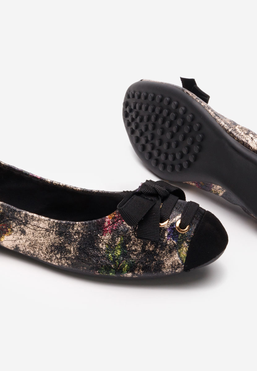 Ballerines femme noirs Doriya V4