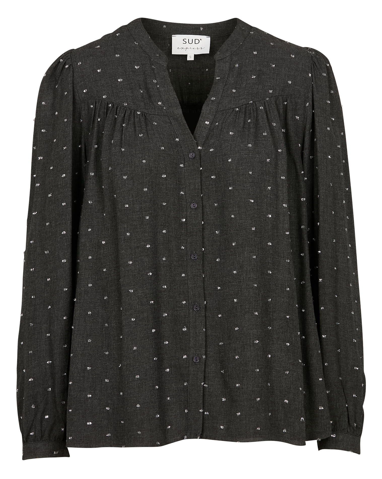 COLYN - Top col tunisien | Gris