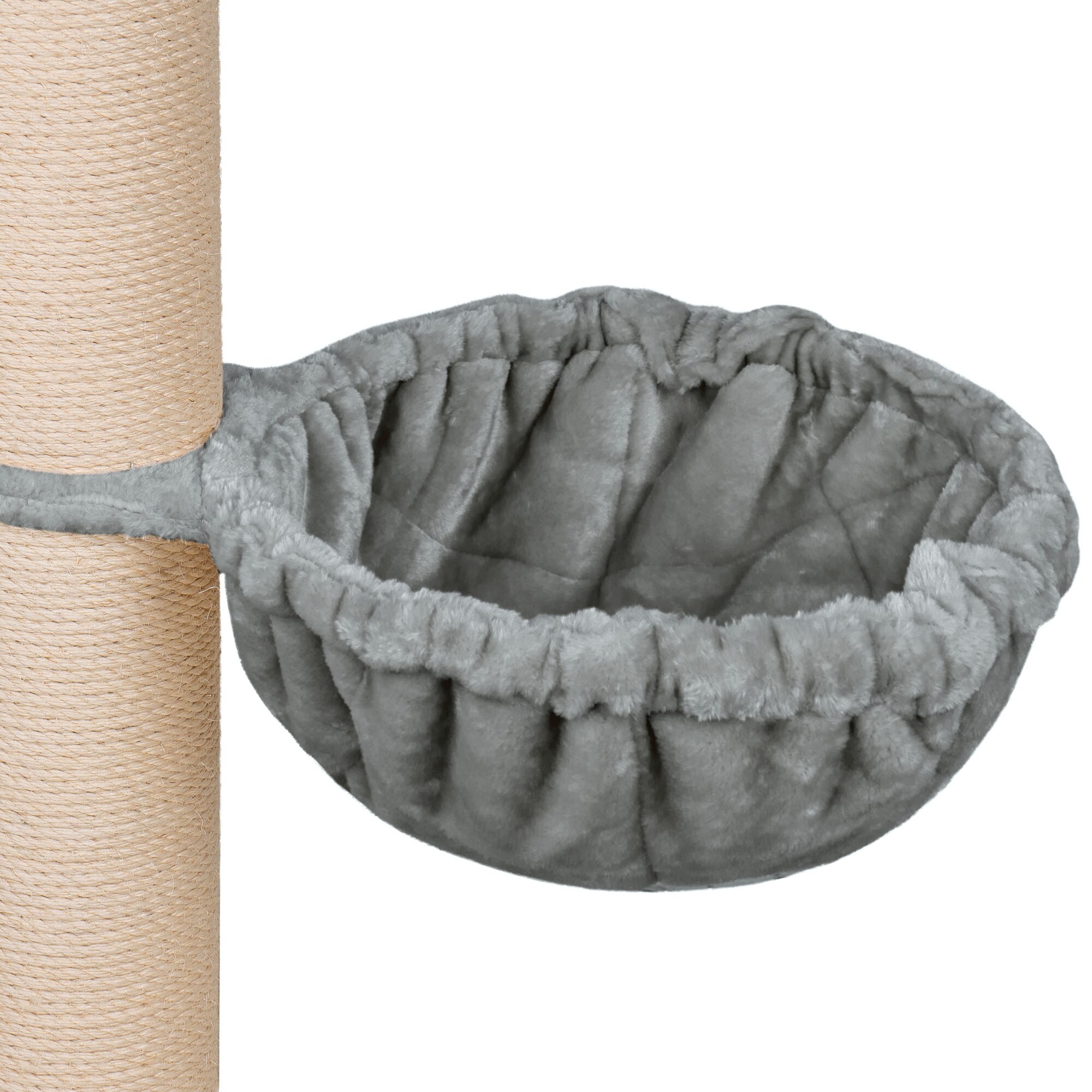HAPPYPET Universal XXL Liegemulde für Kratzbaum Ø 45 cm, Grau | Grau