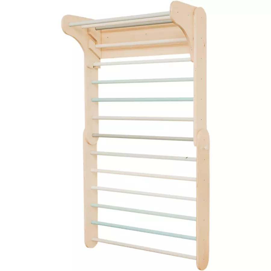 LEG & GO Kletterdreieck – Kletterwand (schwedisch) 2in1, pastell