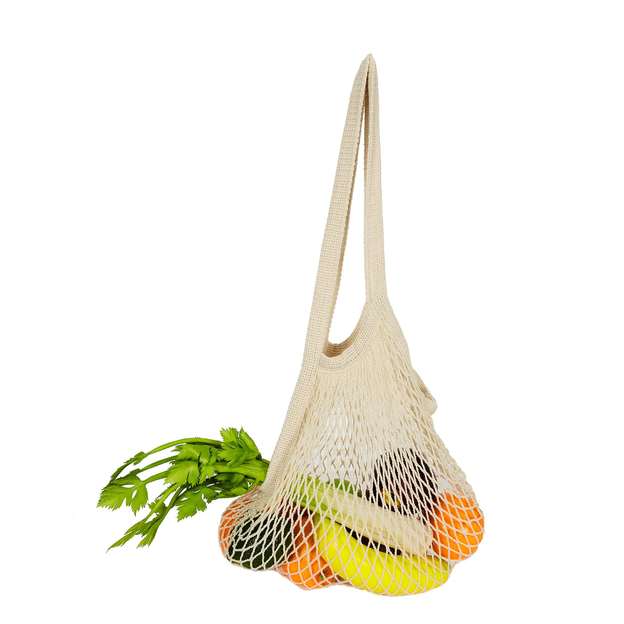 FILET A PROVISION AVEC POCHON COTON 36X35CM