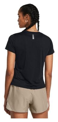 Maillot manches courtes Under Armour Launch Noir Femme