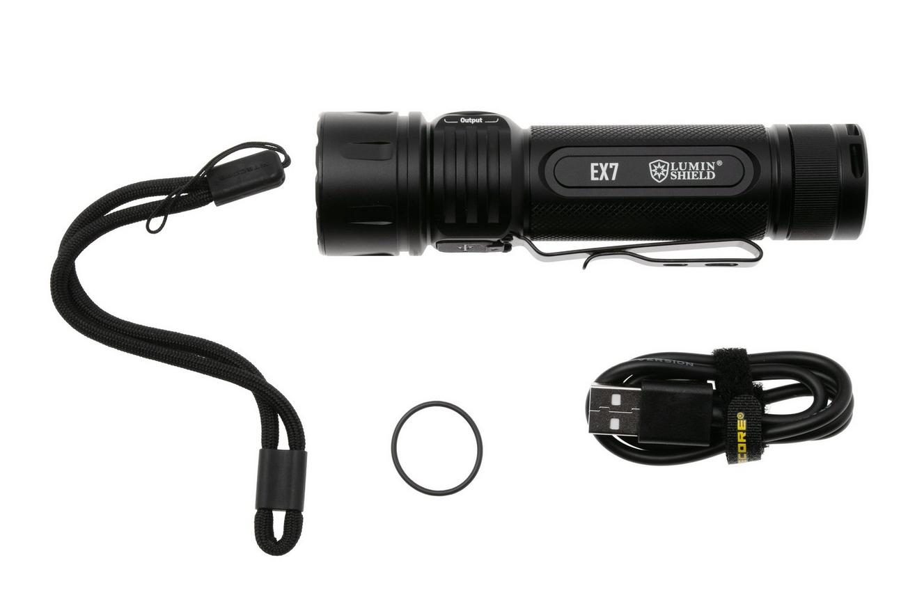Nitecore EX7 Variable Beam Pattern High Performance Flashlight, oplaadbare zaklamp, 6000 lumen