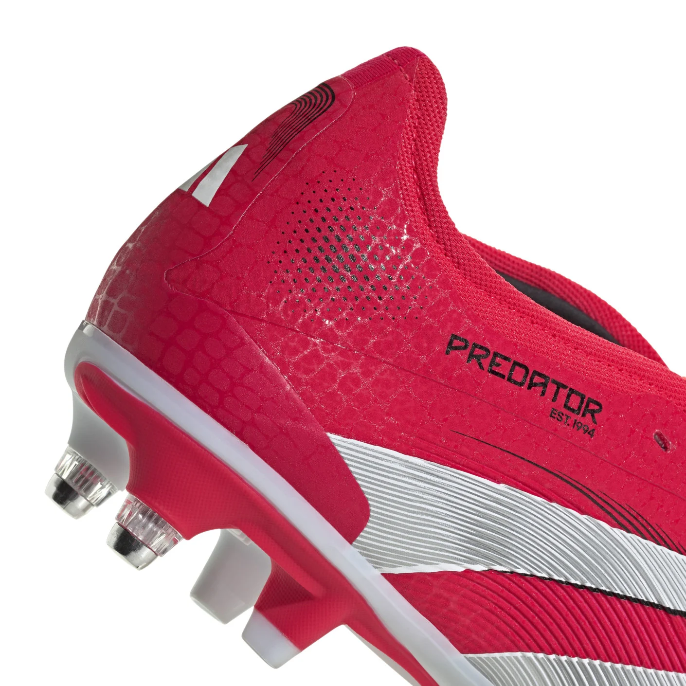 Adidas Predator Pro FT IJzeren-Nop Voetbalschoenen (SG) Rood Wit Zwart