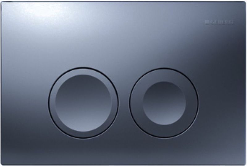 Geberit - Delta 25 - Bedieningsplaat - Mat Donkerblauw - Frontbediening