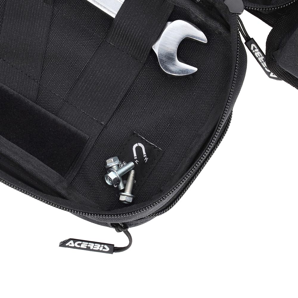 Acerbis - Sacoche banane Impact Logo Noir / Blanc