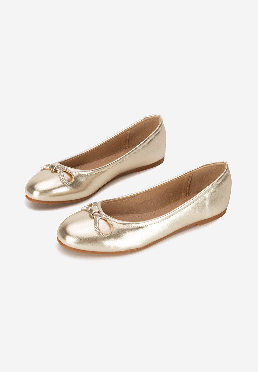 Ballerines femme dorées Efremia