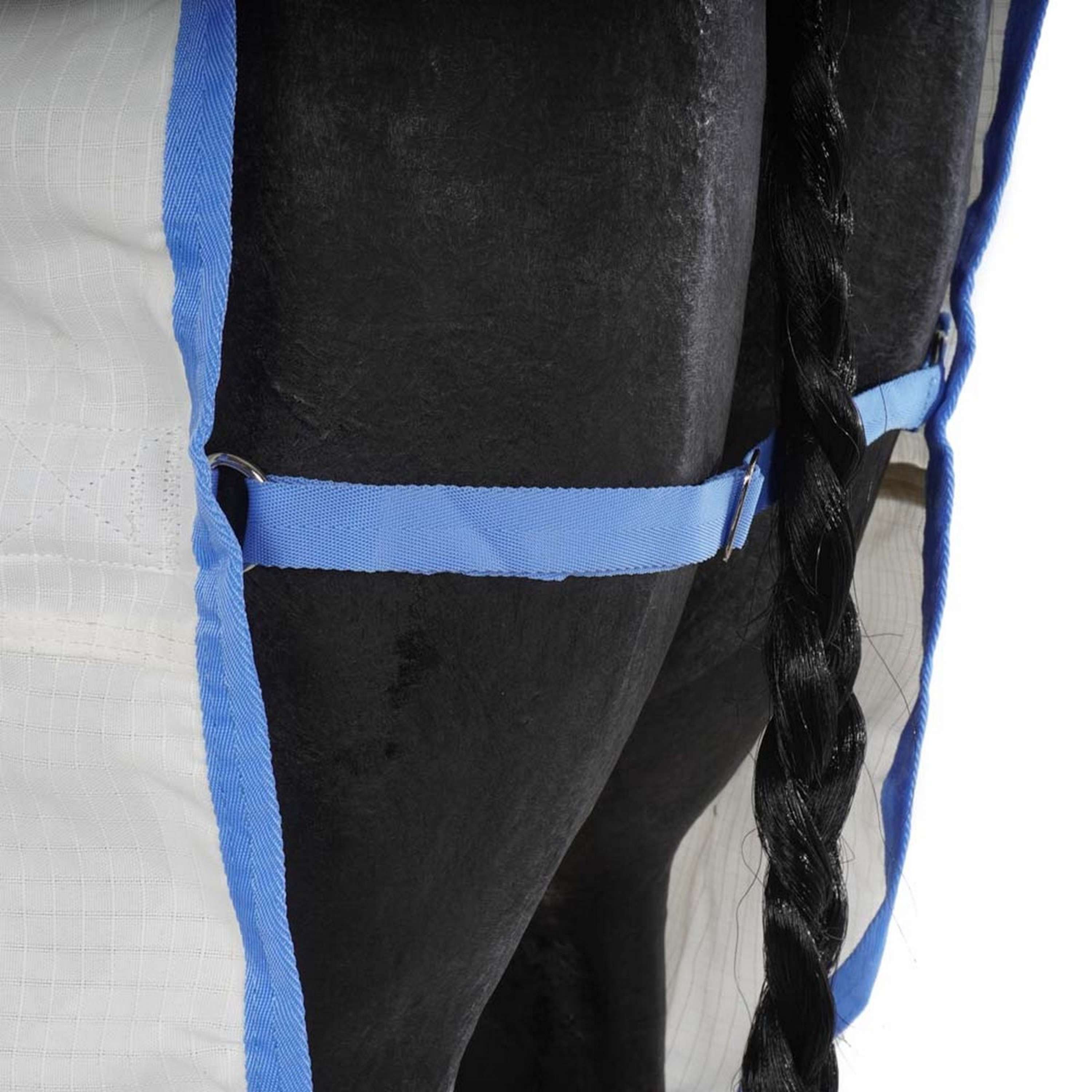 WeatherBeeta Eczeemdeken Sweet Itch Combo Neck Wit/Blauw