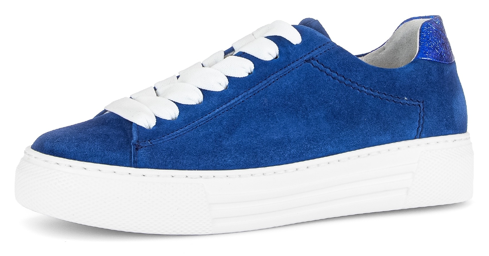 Gabor Plateausneaker »FLORENZ«  , Freizeitschuh, Halbschuh, Schnürschuh mit dezenten Ziernähten