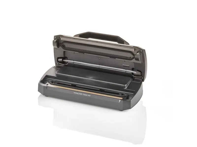 Caso VRH 490 advanced, Sort, Rustfrit stål, 800 mbar, Plast, Rustfrit stål, Touch, GS/CE, 110 W