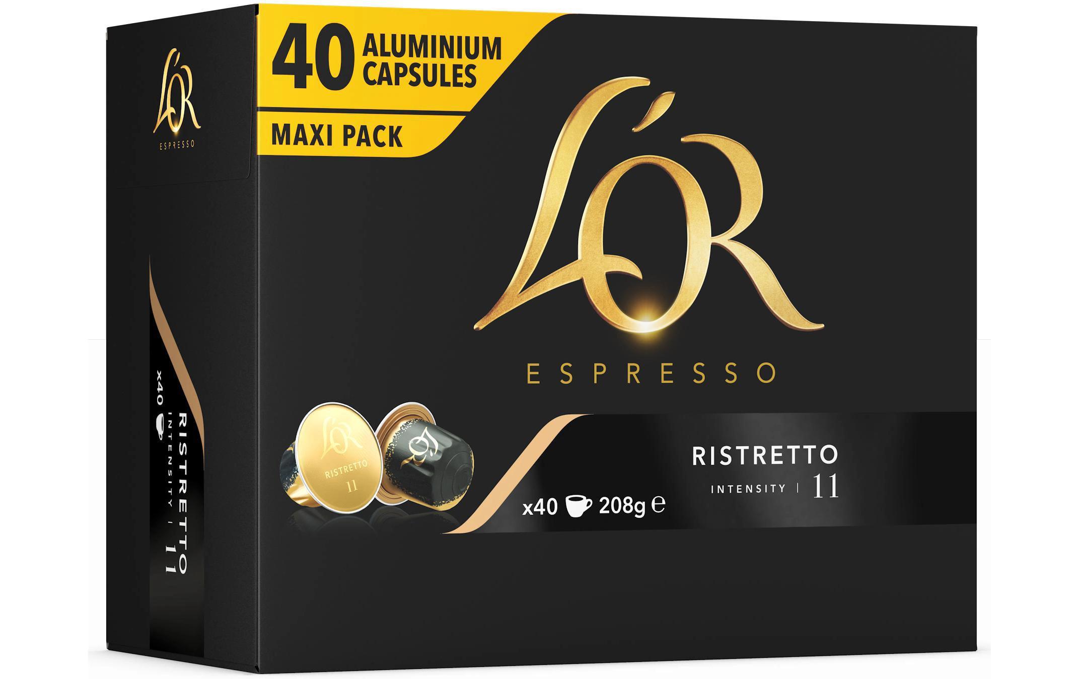Kaffeekapseln Espresso Ristretto 40 StückKaffeekapseln für Nespresso Maschinen