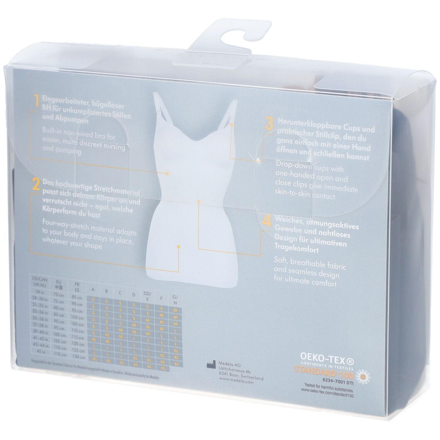 Medela Komfort Top Gr. L Schwarz