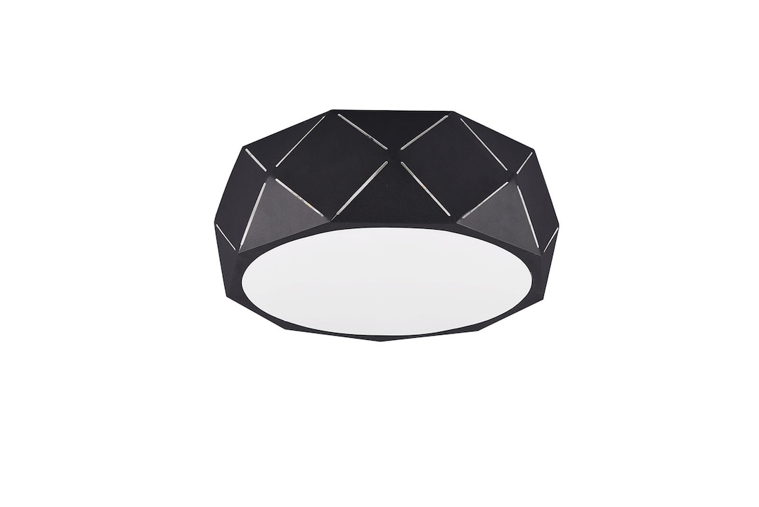 Zandor Deckenleuchte schwarz 603500332, D/H: 40/15 cm, Metall