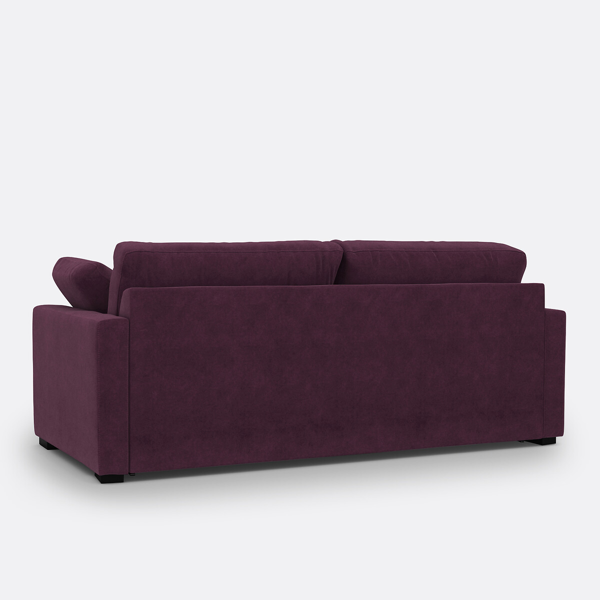 LA REDOUTE INTERIEURS<br>Sofá-cama em veludo, espuma HR premium, Timor