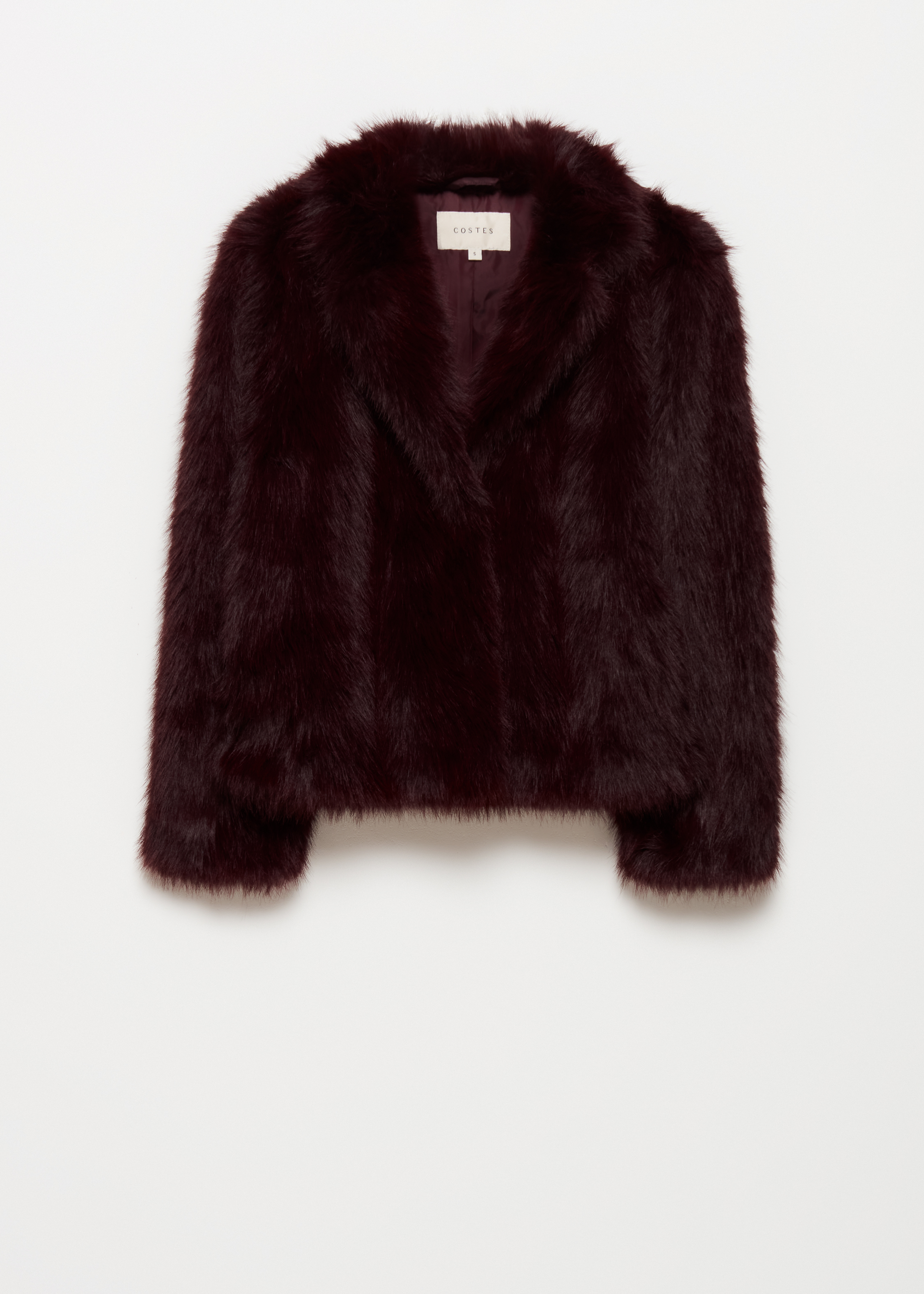 Korte faux fur jas