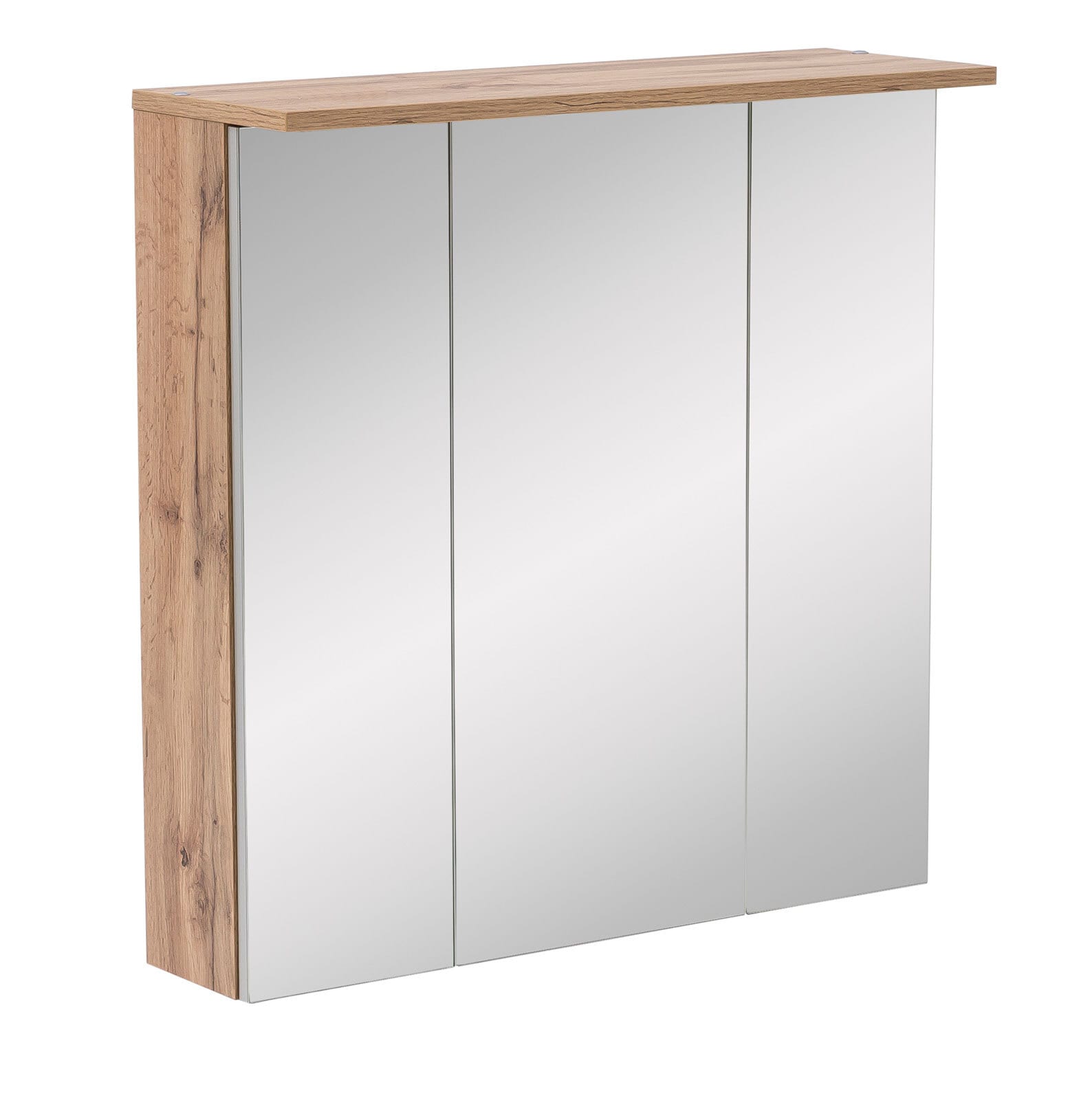 Spiegelschrank NORA 70,5 x 72,3 cm Eiche Landhaus