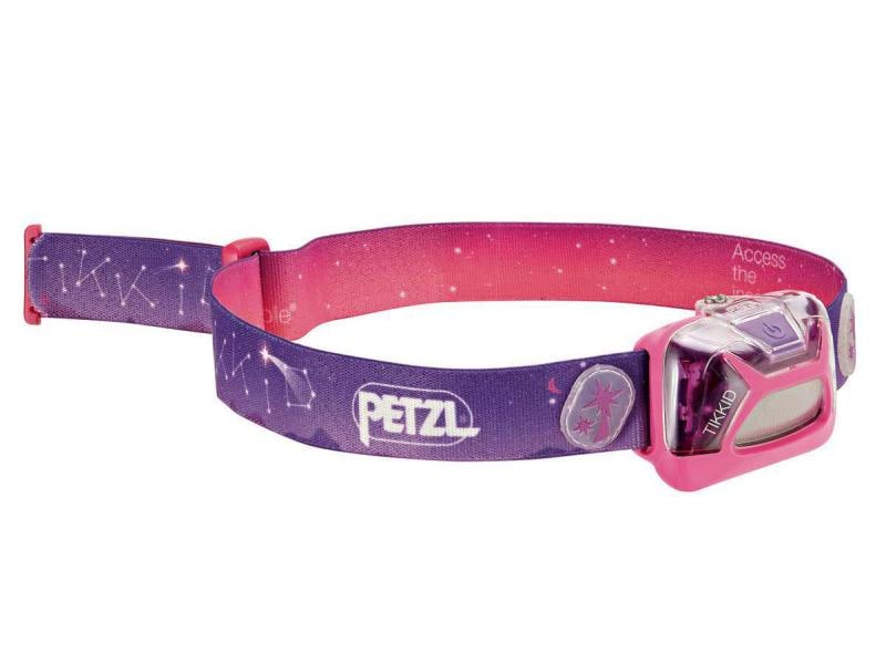 Petzl Stirnlampe TIKKID Violett Kinder-Stirnlampe mit vielen praktischen Features