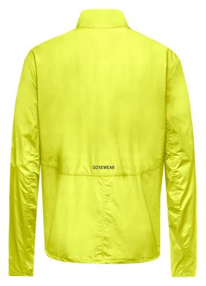 Veste coupe-vent Running Homme Gore Wear Concurve Jaune Fluo