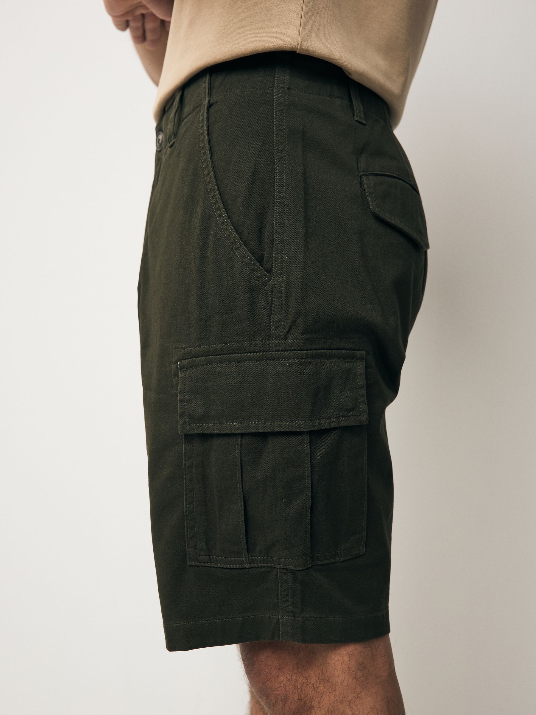Kakigroen - Stretchy Korte cargobroek