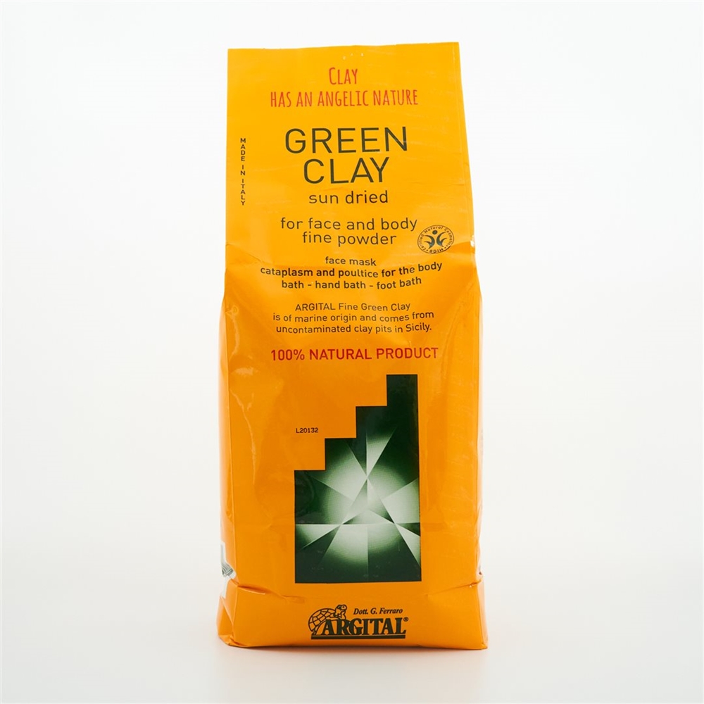 ARGITAL grüne Tonerde<br>1000 g, Pulver, fein