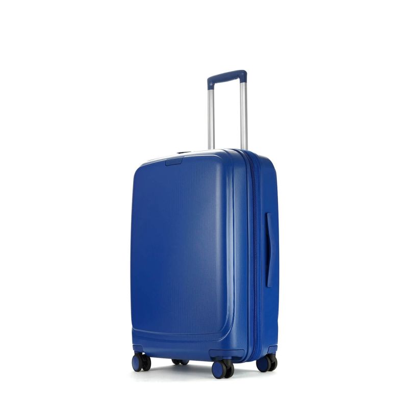 Valise rigide Pure bright Extensible 65 cm Bleu classique
