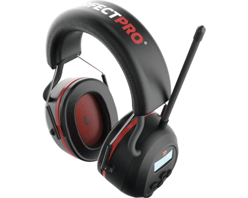 PerfectPro EarProtection oorkappen, Bluetooth, FM, DAB+, microfoon, USB-C, NRR 25dB / SNR 31dB, H-40