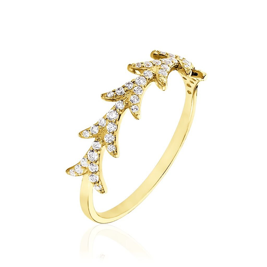 Bague Ligeia Or Jaune Oxyde De Zirconium